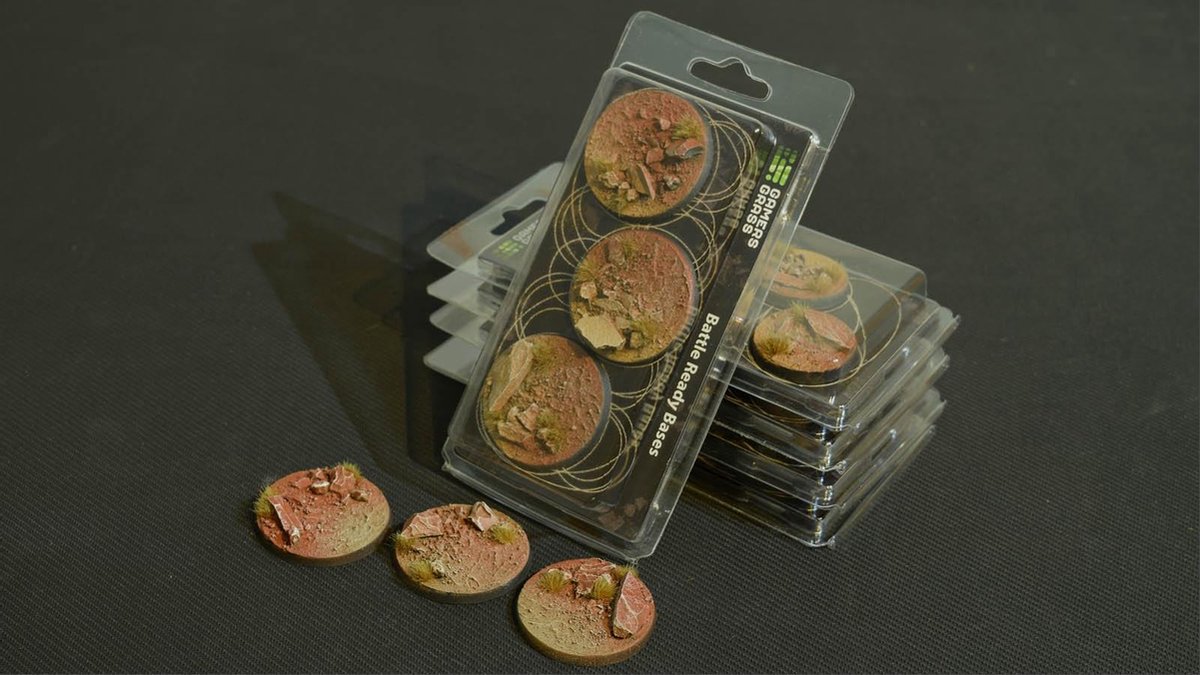 Badlands Bases Pre-Painted (3x 50mm Round)